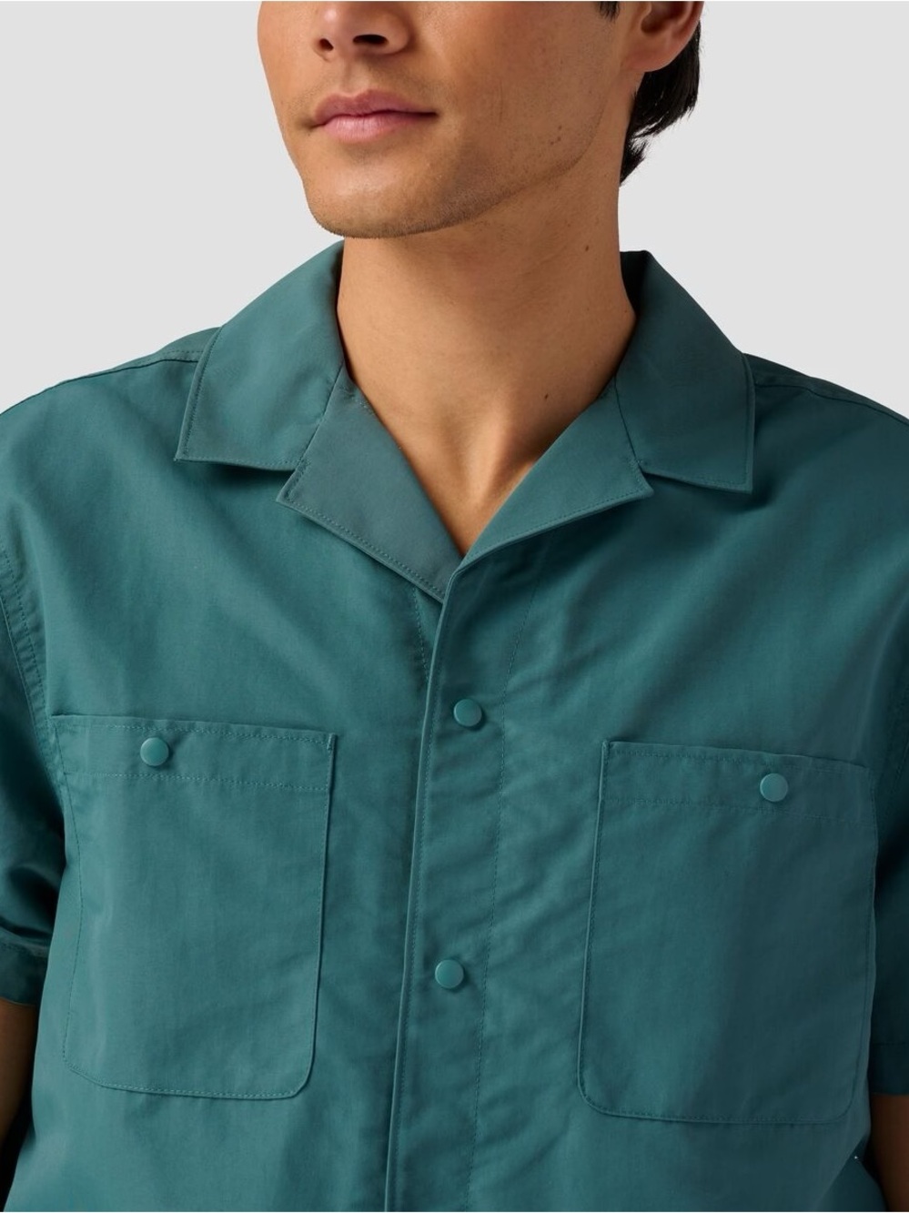 Men's Stoic Utility Button Up Short-Sleeve Casual Shirt